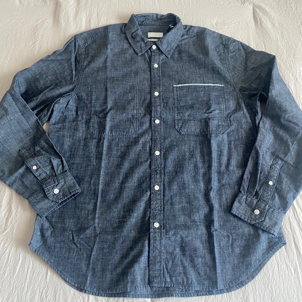 NWT! 7 for All Mankind Long Sleeve Chambray shirt!